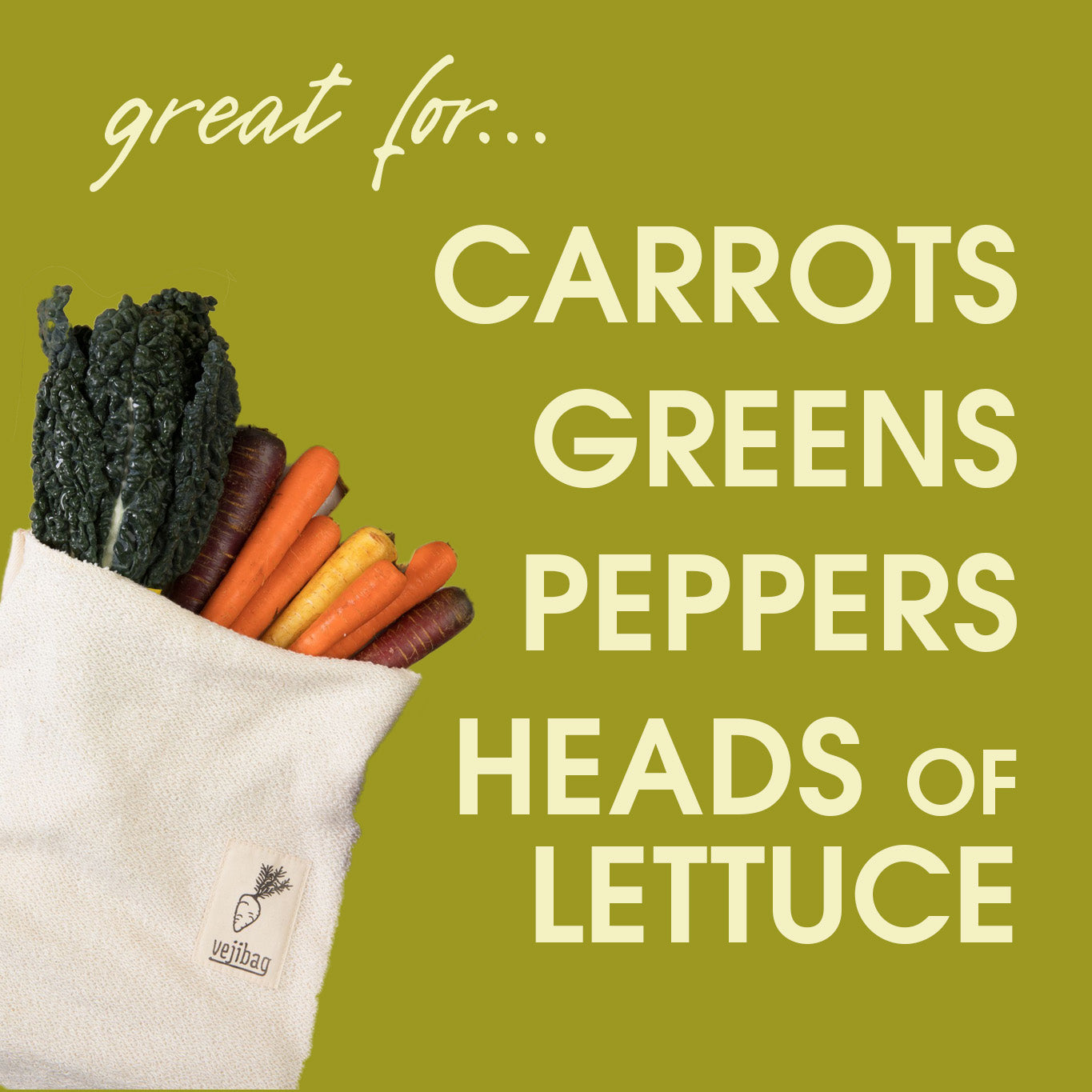 Standard Organic Cotton Vegetable Storage Bag