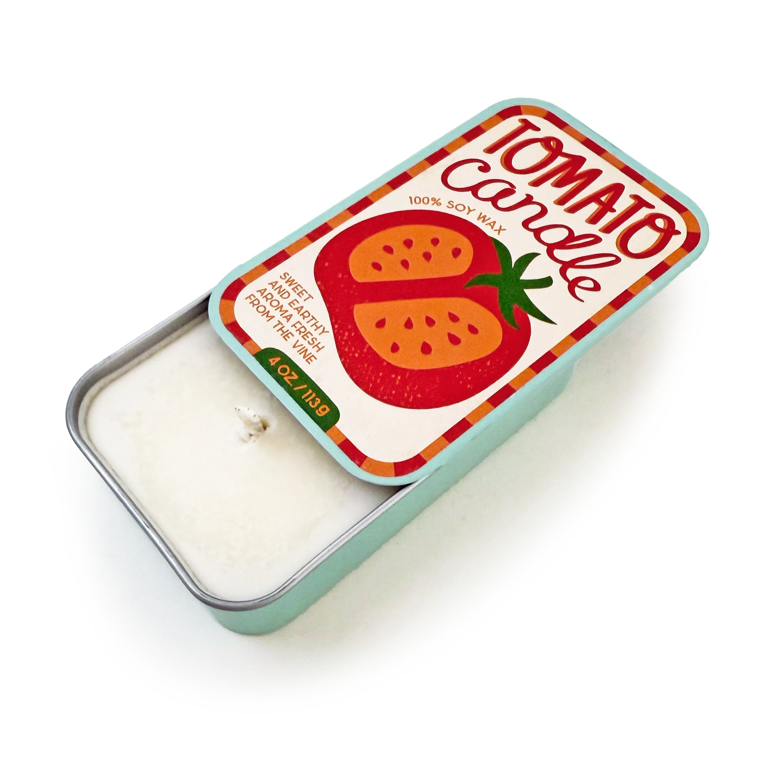 The Neighborgoods Tomato Candle - Soy Wax Sardine Tin